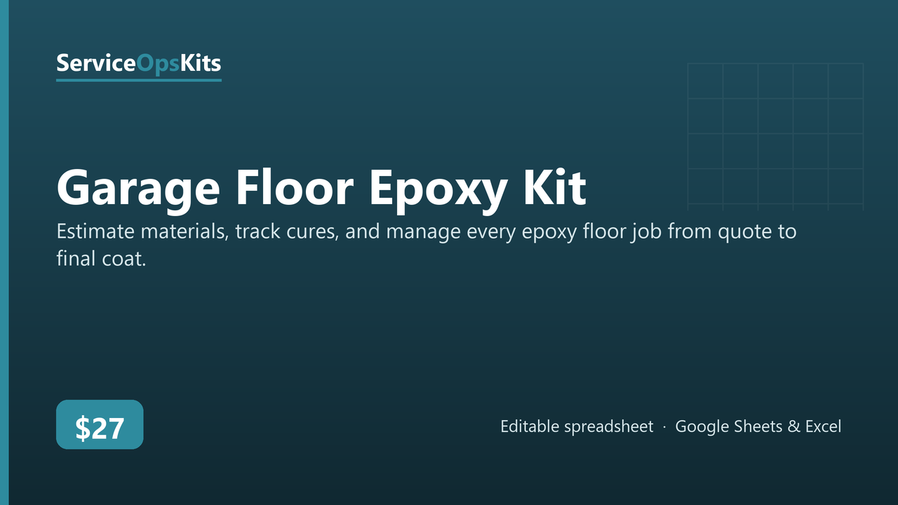 Garage Floor Epoxy Kit cover