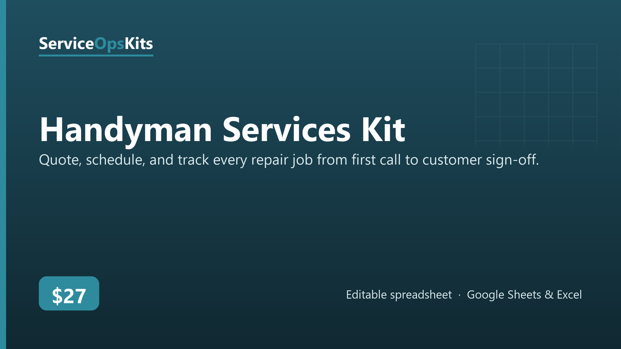 Handyman Services Kit cover