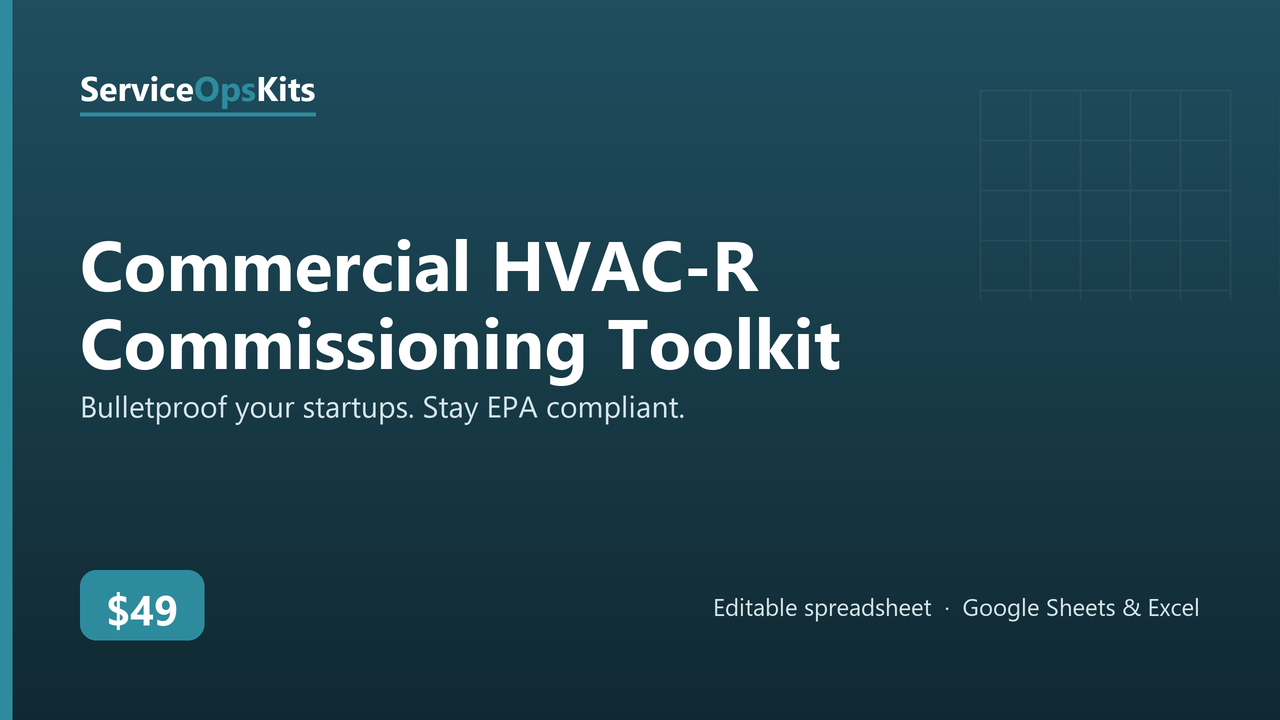 Commercial HVAC-R Commissioning Toolkit cover