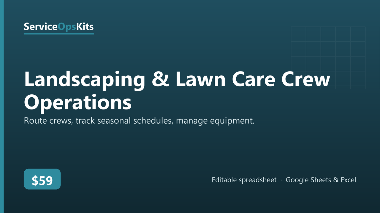 Landscaping & Lawn Care Crew Operations cover