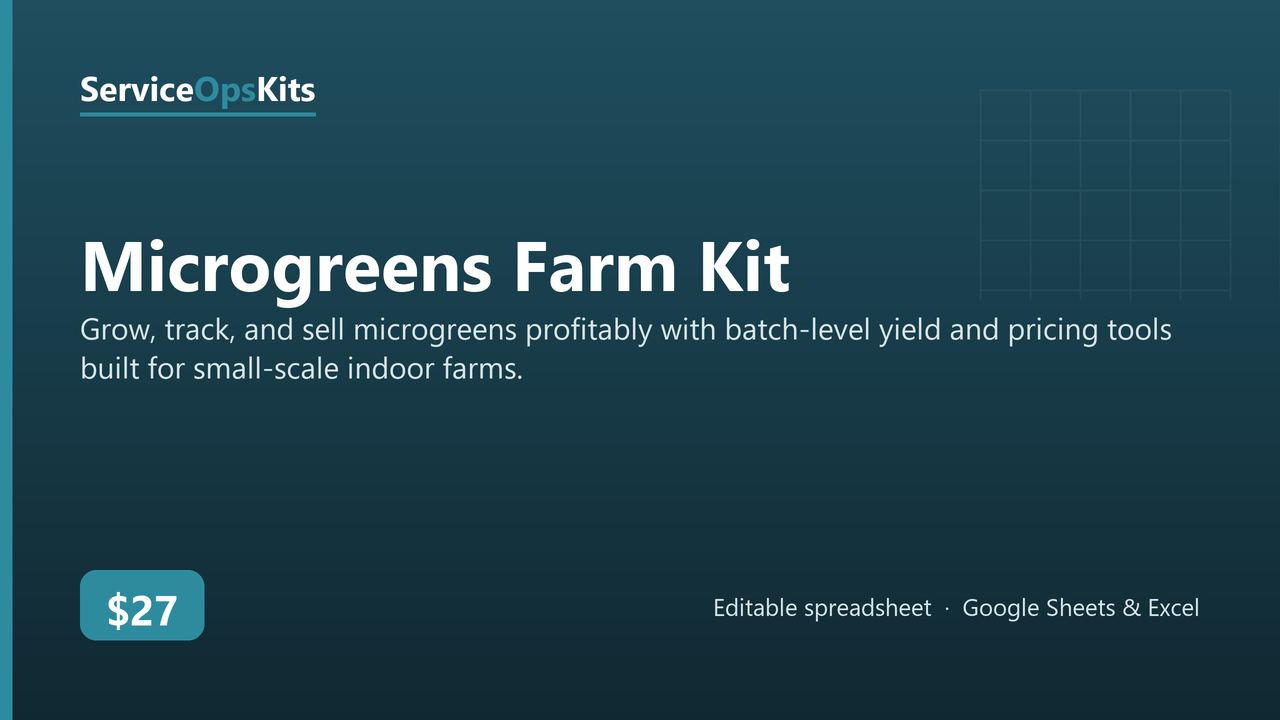 Microgreens Farm Kit cover