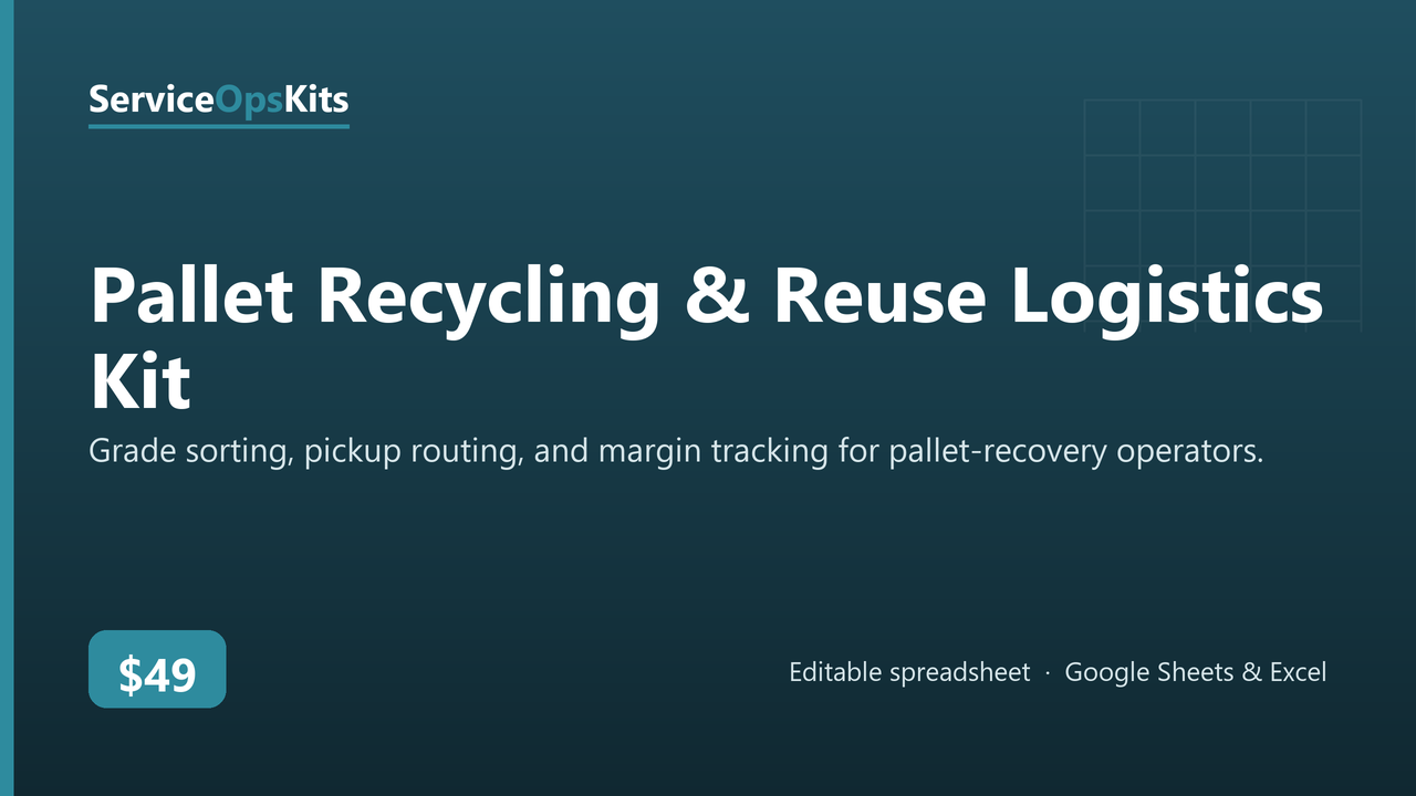 Pallet Recycling & Reuse Logistics Kit cover